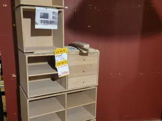 NYE 5 stk "Rimme" Reolkasser med ophæng. EG