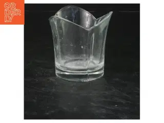 Transparent glas vase (str. 8,5x6 cm)