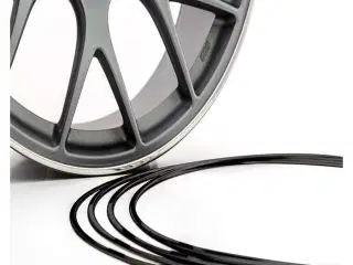 BBS 18" fælgkantbeskytter, sort