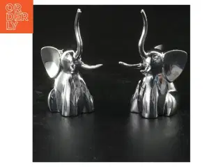 Elefant holder til fingerringe dekorationer i krom fra Umbra (str. 8x4 cm)