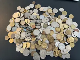 2,4 Kilo Blandet udenlandske mønter