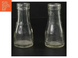Gamle flødeflasker 10 cl (str. 12x5,5 cm)