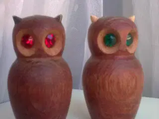 Teak træ stål RETRO salt peber Dansk VARIANTER