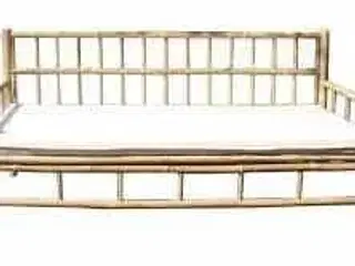 Lima loungesofa med grå hynde - bambus