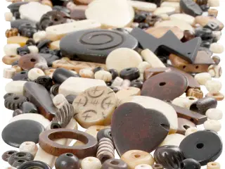 Naturmix Benperler 5-30 mm - 300g til kreative projekter