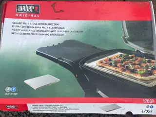 Weber original pizzasten m.bageplade - helt ny