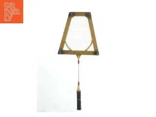 Retro badminton ketcher med træramme fra Britooods (str. 68x20 cm)