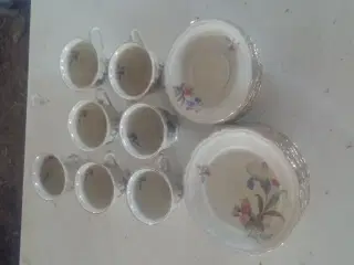Liselund kaffestel til 7 pers.