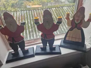 Julelysestager  i træ