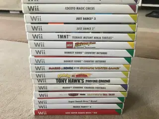 Wii spil alle i pæn stand komplet med manual