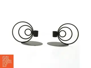 Spiral lysestager fra Jysk (str. 12 cm)