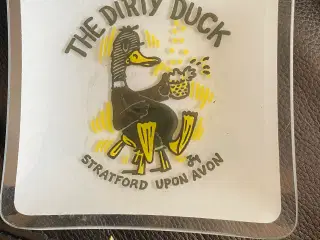 Dirty duck glass dish