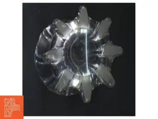 Glasvase i klart glas (str. 19 cm)
