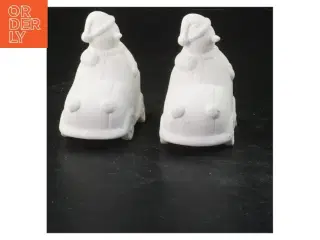 Snefigurer i bil (str. 8,5x8 cm)