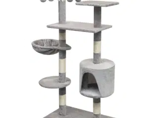 Kradsetræ til katte sisal 125 cm grå