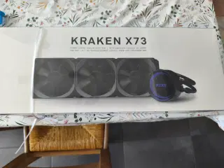 NZXT Kraken X73 SORT (NY UÅBNET!)