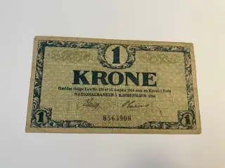 1 Krone Danmark 1916