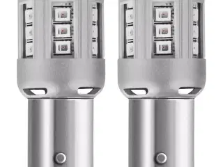 Osram LED Pære Gul PY21W - Sæt.