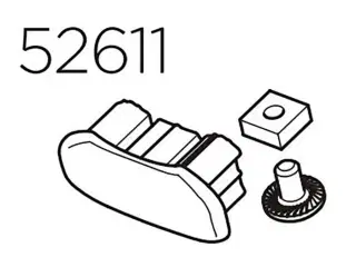 Thule endeprop med skrue 925/927