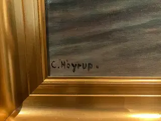 Natur maleri C. Høyrup