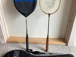 1 Fin MATCH POINT og 1 TOPPLAYER badmintonketcher