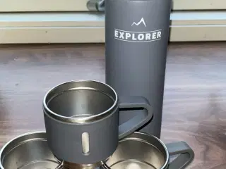 Termokande med 2 kopper 