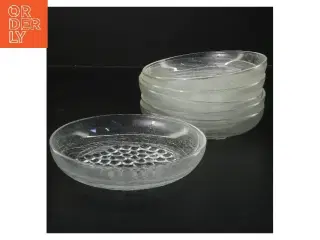 Sæt med 6 glasfade (str. 6 stk Ø 15,5 cm)