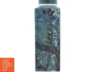 Blå glaseret keramik vase fra Royal Copenhagen (str. 22 cm)
