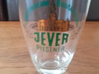 JEVER Pilsener - sjældent ølglas fra 1970'erne