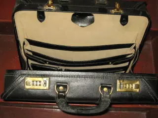 Rummelig attachemappe med rumdeling