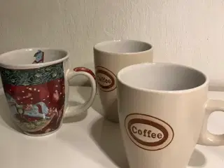 Krus/kaffekopper fra galzone og cirkus motiv