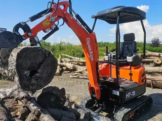 Fin 1 tons Minigraver sælges