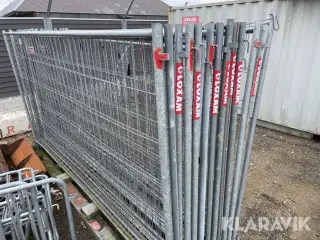 Afspærrings hegn galvaniseret