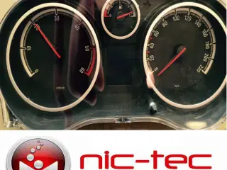 Reparation af speedometer / kombiinstrument på Opel Corsa D