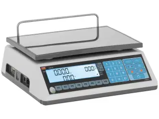 Butiksvægt – certificeret – 15 kg/5 g – 30 kg/10 g