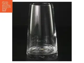 Glasvase (str. Ø 6 cm længde 14 cm)