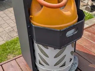 Gasvarmer med 10.kg gasflaske