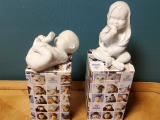 Kongelig porcelænsfigurer 032 og 028 