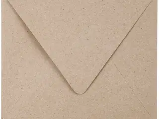 Kvistkuvert, kuvert str. 16x16 cm, 120 g, natur, 50stk./ 1 pk.