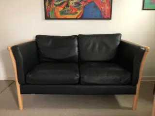 2 personers lædersofa