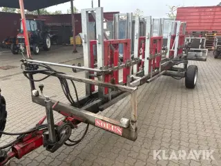 Påhængsvogn Solus til skraldecontainere