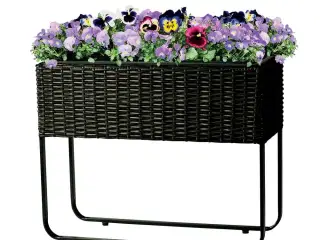 DACORE Plantekasse m. ben polyrattan flet 60x20x50