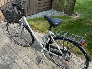 Damecykel MBK 7 gear lysegrå