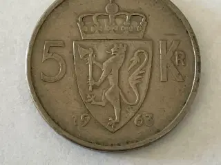 5 Kroner Norge 1963