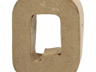 Bogstav, Q, H: 10 cm, B: 7,8 cm, tykkelse 1,7 cm, 1 stk.