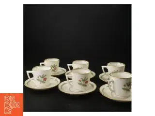 Kaffekopper med underkopper fra Royal Copenhagen
