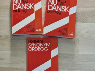 Politikens Nudansk ordbog + Synonymordbog