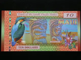 Maui - Hawaii  USA  10 Dollars 2015 Unc.