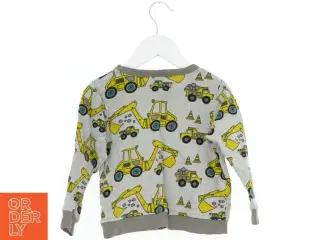 Sweatshirt med gravko og lastbil fra Småfolk (str. 104)