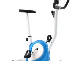 Motionscykel med bæltemodstand blå